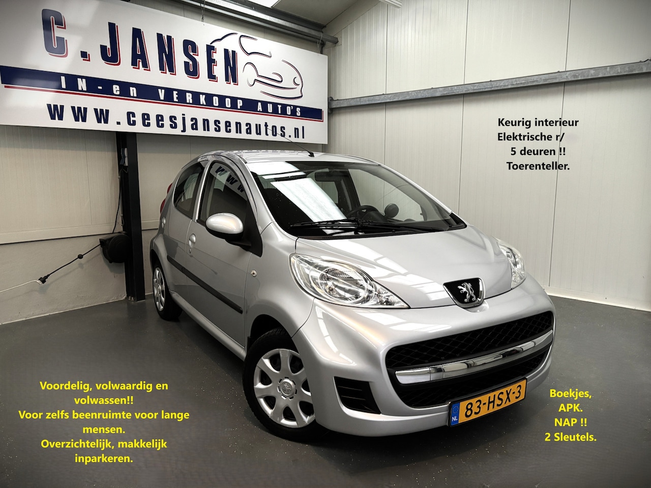 Peugeot 107 - 1.0-12V XS KEURIGE AUTO - AutoWereld.nl