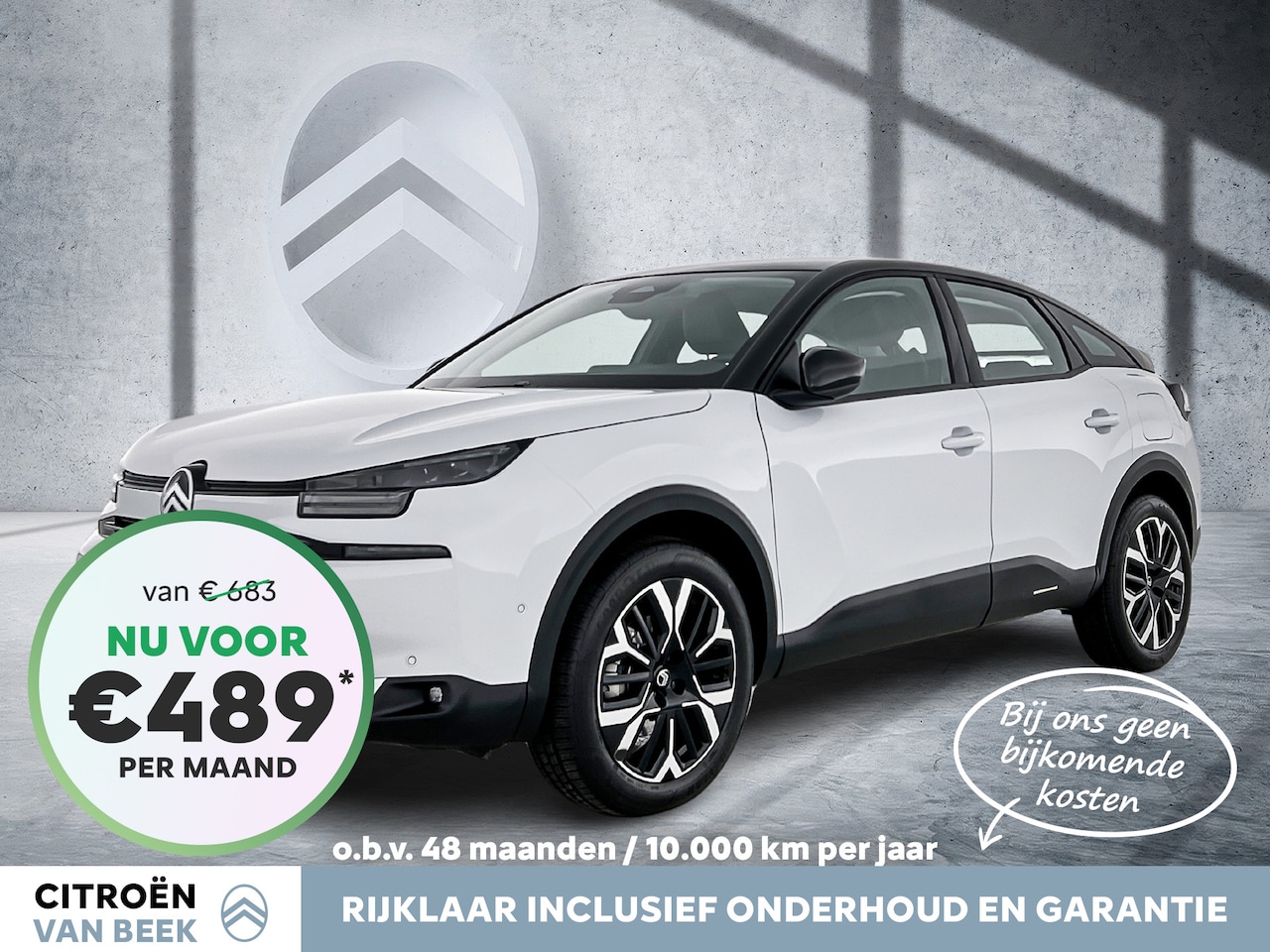 Citroën C4 - Hybrid 145pk Automaat Business Private Lease € 489,- pm - 48mnd - 10.000km - AutoWereld.nl