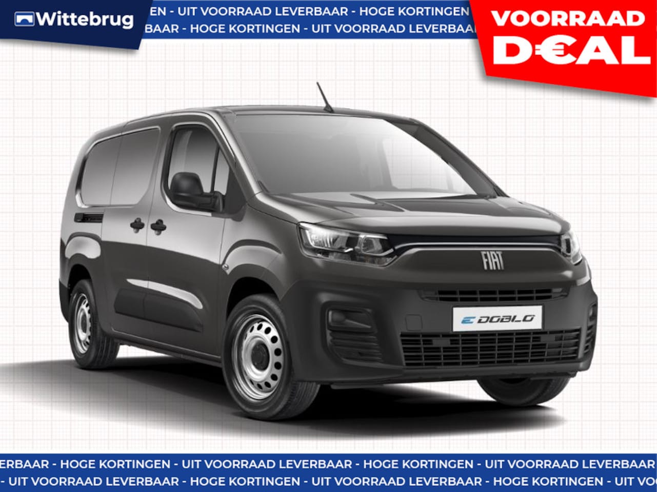 Fiat E-Doblo - 136 L2 50 kWh - GRATIS WALLBOX - DIRECT RIJDEN - AutoWereld.nl