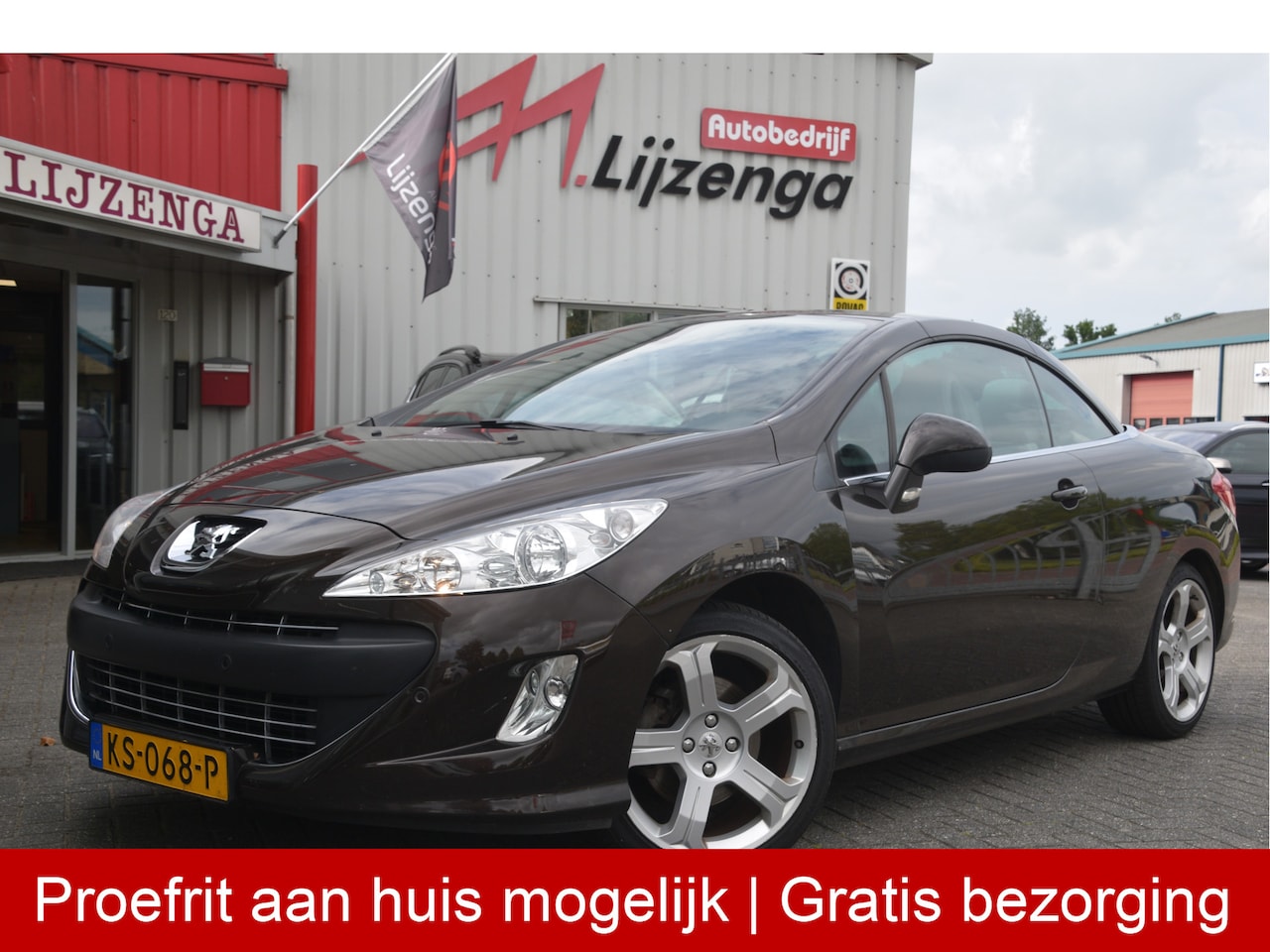 Peugeot 308 CC - 1.6 THP Noir & Blanc Leer | Stoelverwarming | Nekverwarming | PDC rondom | LMV | Cruise | - AutoWereld.nl