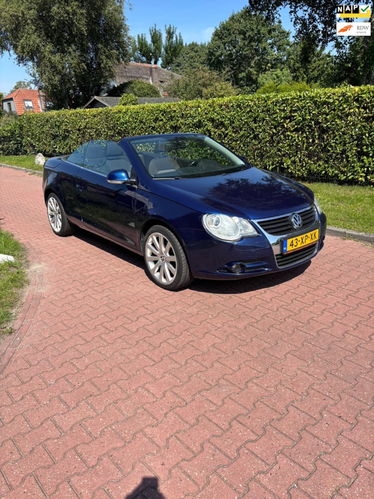 Volkswagen Eos - 1.6-16v FSI CABRIO NWE APK! - AutoWereld.nl