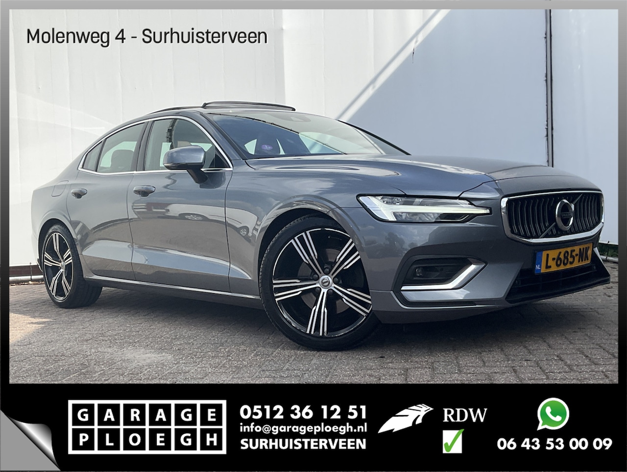 Volvo S60 - 2.0 B3 Inscription Pano Harman/Kardon Leer Stoel/Stuurverw Voll.Onderhouden! - AutoWereld.nl