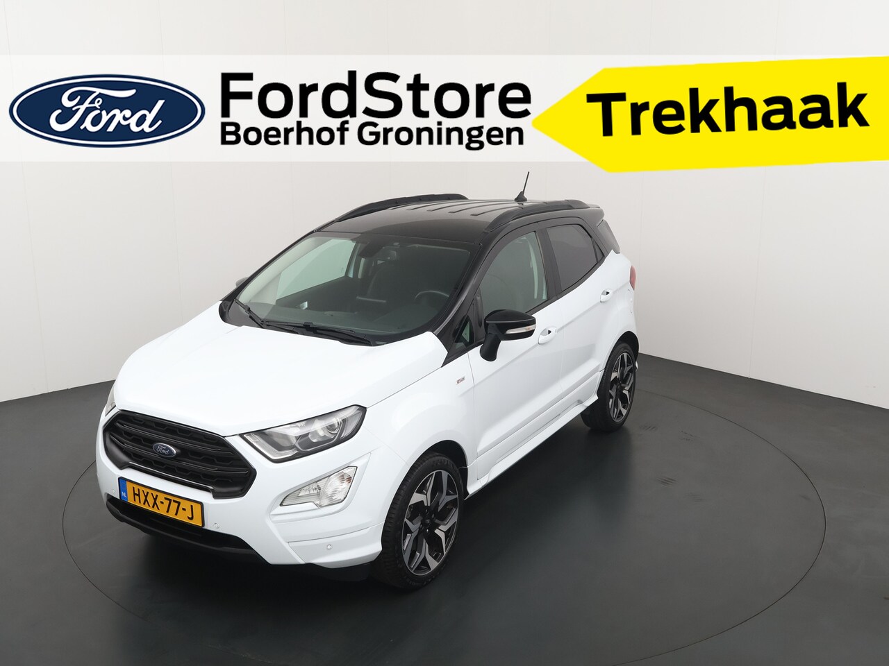 Ford EcoSport - EcoBoost 125 pk ST-Line Black | Trekhaak | Camera | Half leer | Navi | Clima | Cruise - AutoWereld.nl