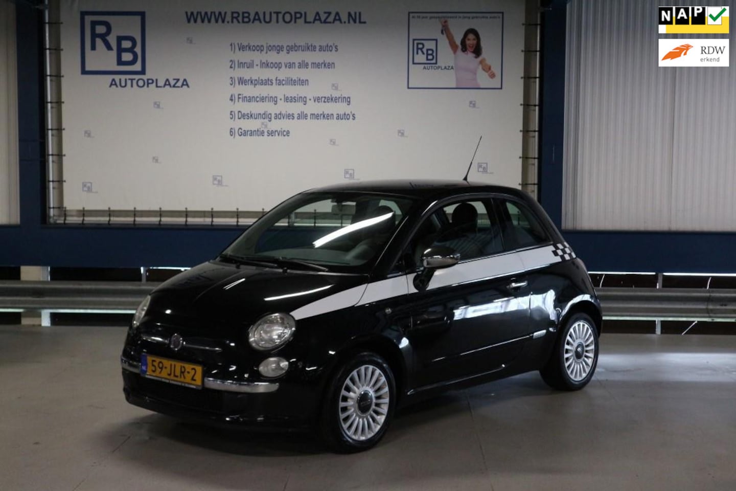 Fiat 500 - 1.2 Lounge / PANO / 8-2026 APK ! - AutoWereld.nl