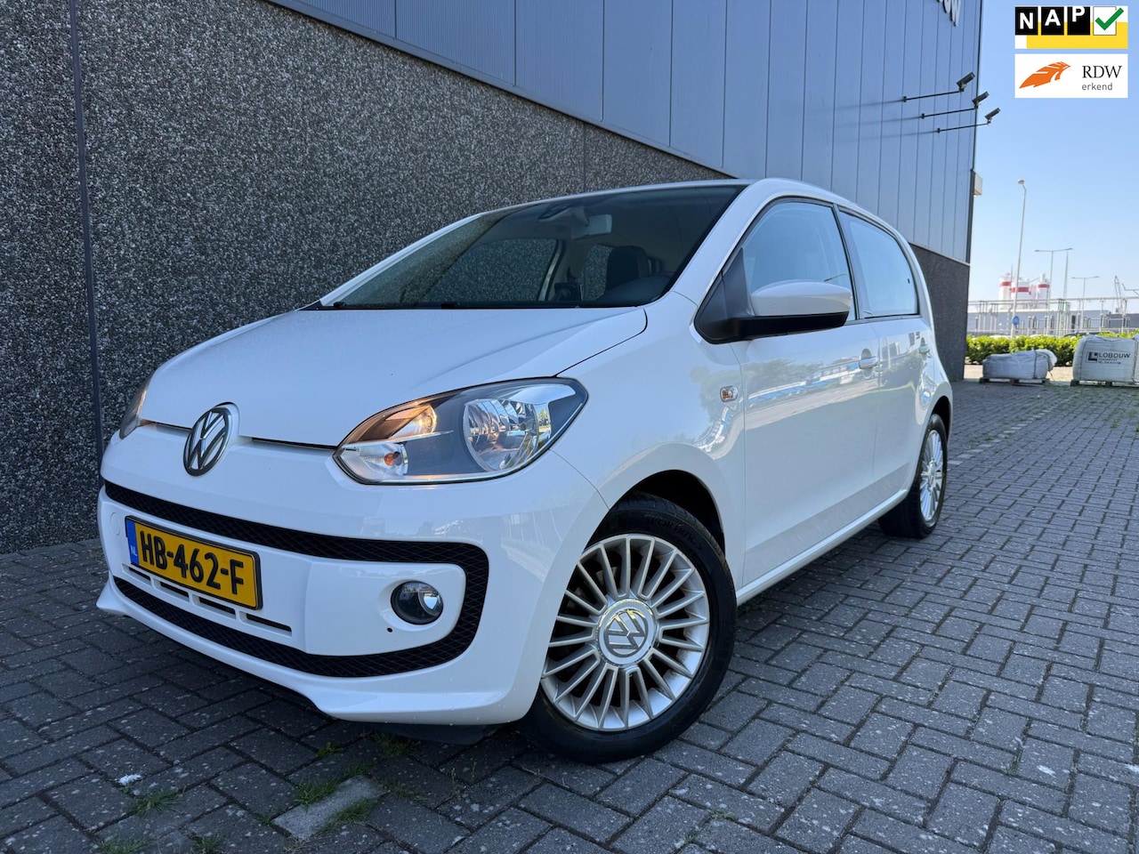 Volkswagen Up! - 1.0 high up! BlueMotion/NAVI/PDC/CRUISE/AIRCO - AutoWereld.nl