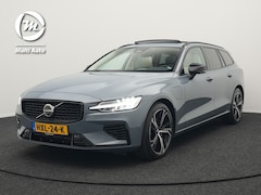 Volvo V60 - T8 AWD Plus Dark Plug In Hybrid Thunder Grey 390pk Dealer O.H. Long Range PHEV | Panodak |
