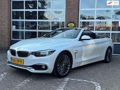 BMW 4-serie Cabrio - 420i Luxury line , parelmoer, Leder + mem, Navi, Trekhaak, 18 inch. PDC