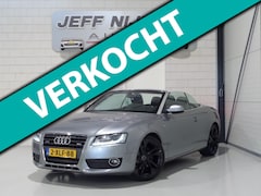 Audi A5 Cabriolet - 2.0 TFSI Quattro S-Line "Invalide Auto" Automaat Youngtimer Leer Bluetooth Xenon-LED Stoel