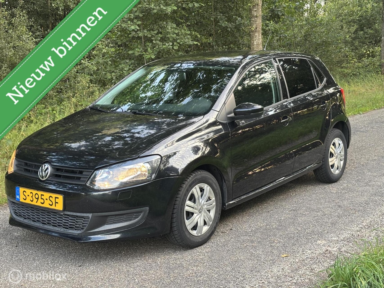 Volkswagen Polo - 1.2 | 5DRS | 2011 | Airco | Zwart | - AutoWereld.nl