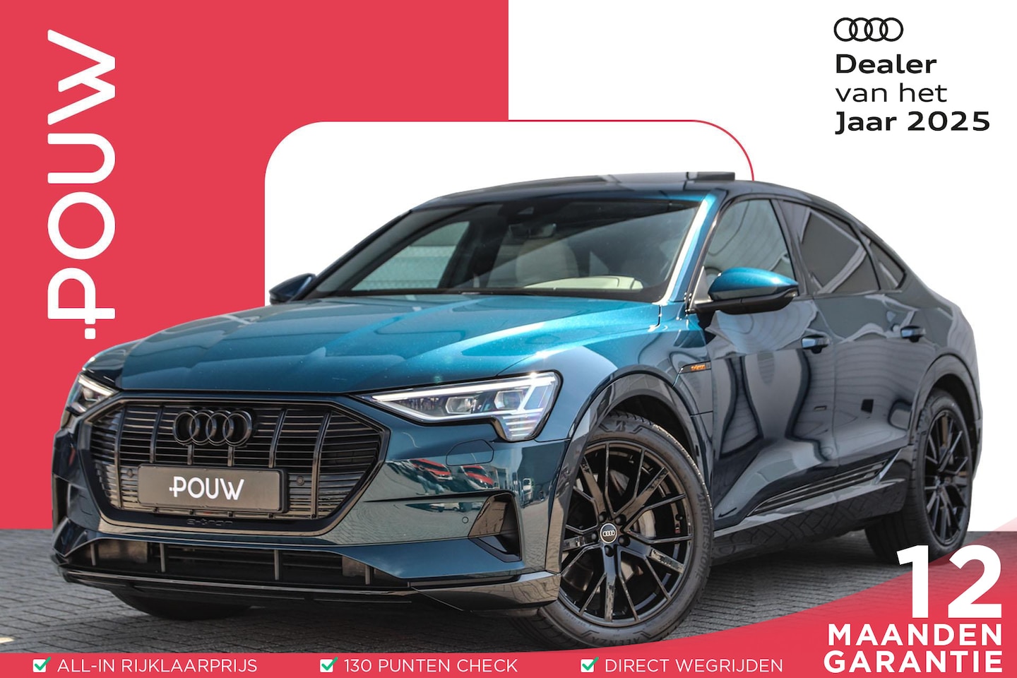 Audi e-tron Sportback - 55 quattro 408pk Advanced Edition Plus 95 kWh | B&O Sound | Panoramadak - AutoWereld.nl