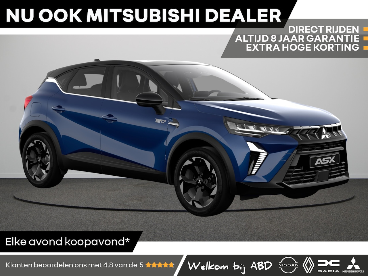 Mitsubishi ASX - Instyle 1.8 HEV | Achteruitrijcamera | Adaptive Cruise Control (ACC) (alleen automaat) | A - AutoWereld.nl