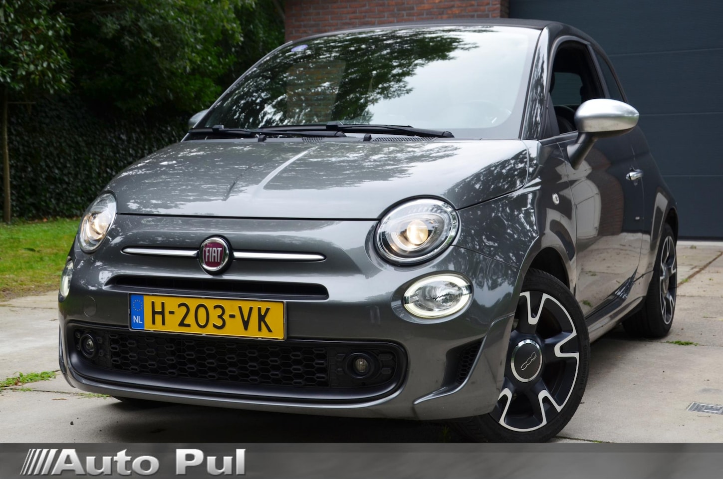 Fiat 500 - 1.0 Hybrid Rockstar Cabrio/Navi/Pdc/Ecc/Apple Carplay/Android Auto/Getint glas/lichtmetale - AutoWereld.nl