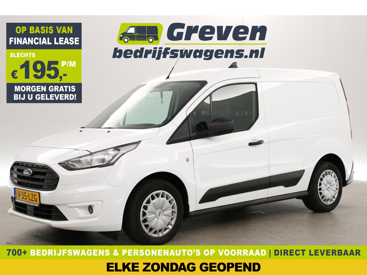 Ford Transit Connect - 1.5 EcoBlue L1H1 Airco Parkeersensoren Elektrpakket Schuifdeur - AutoWereld.nl