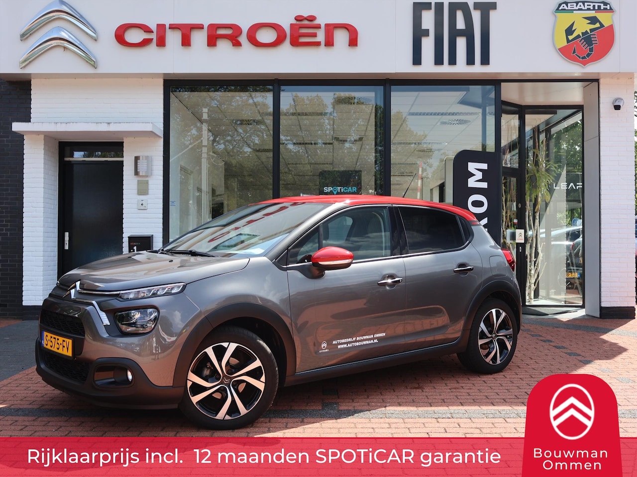 Citroën C3 - PureTech 110PK H6 S&S Shine, Rijklaarprijs | Navigatie | Keyless Entry | Two Tone | DAB+ - AutoWereld.nl