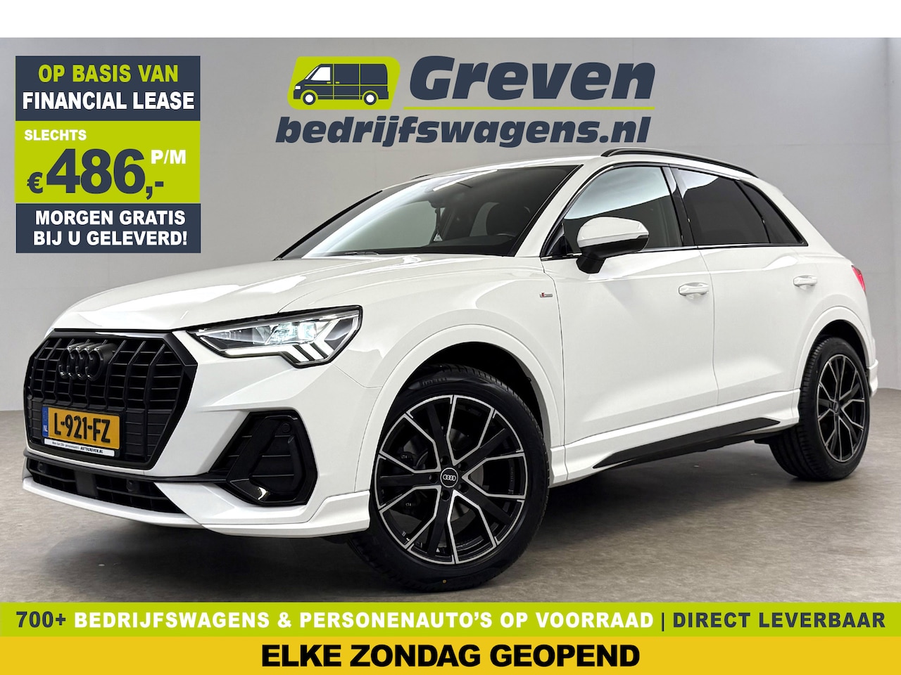 Audi Q3 - 35 TFSI 150PK S-line LED Trekhaak Virtual Carplay Clima Cruise Navi PDC 19''LMV - AutoWereld.nl