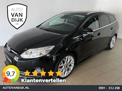 Ford Focus Wagon - 1.6 EcoBoost Titanium AIRCO NAVI CRUISE ELEK RAMEN CENT VERG TREKHAAK SPOILERS PRIVACYGLAS