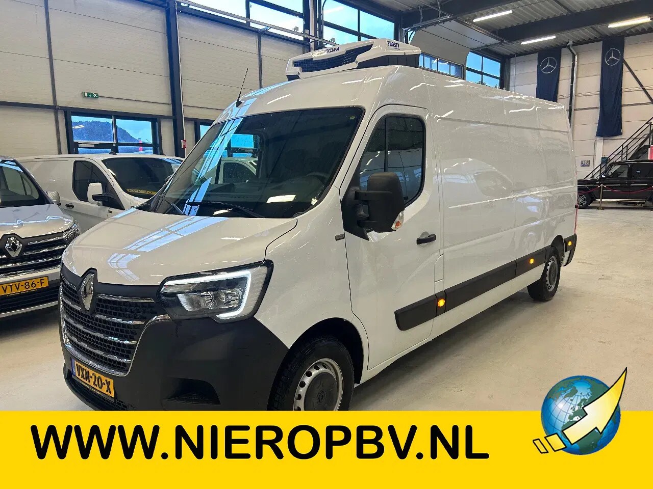Renault Master - 2.3DCI L3H2 KOEL/VRIES + Stekker Airco Navi Cruisecontrol 270 Graden Deuren ONGEBRUIKT BPM - AutoWereld.nl