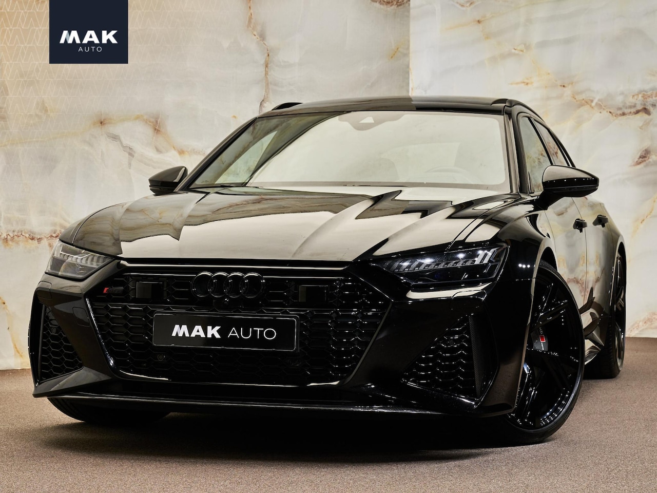 Audi RS6 - Avant 4.0 TFSI Quattro, 22", Dynamic+, luchtv., 4-wielbest., carbon extr., ceramic, B&O, p - AutoWereld.nl
