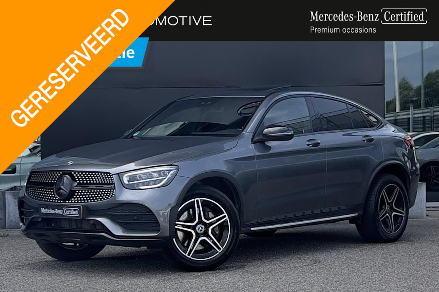 Mercedes-Benz GLC-klasse Coupé - GLC 300e 4MATIC Business Solution AMG | Nightpakket | Schuifdak | LED | Sfeerverlichting | - AutoWereld.nl