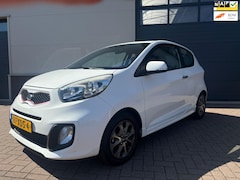 Kia Picanto - 1.2 CVVT ISG R-SportbyKia/1eigenaar/Led/Airco/Aux/Leder/