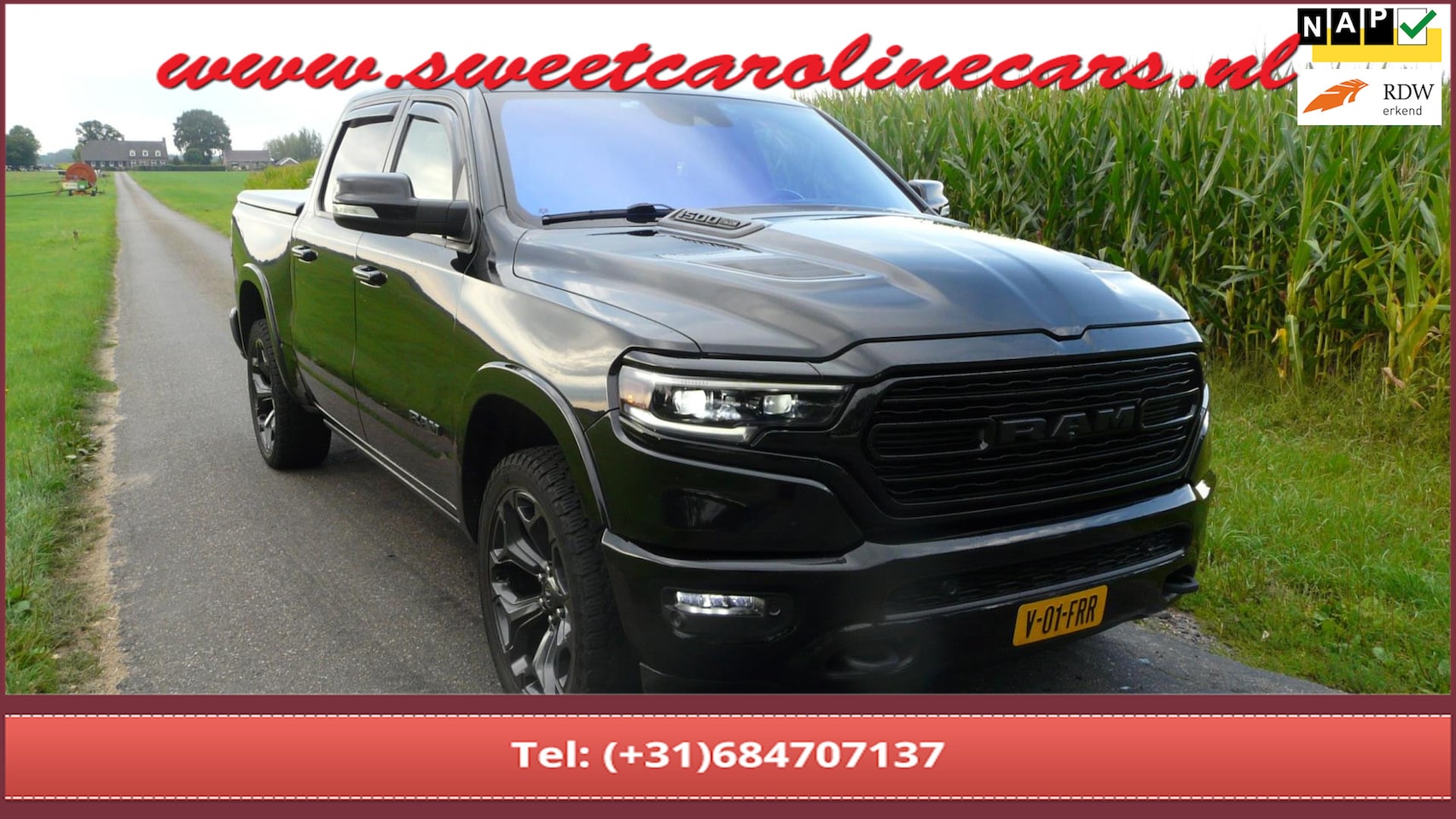 Dodge Ram 1500 - 5.7 V8 HEMI 4x4 Crew Cab Limited,Panorama,22" Lmv's,.....VOL!!!!!! - AutoWereld.nl