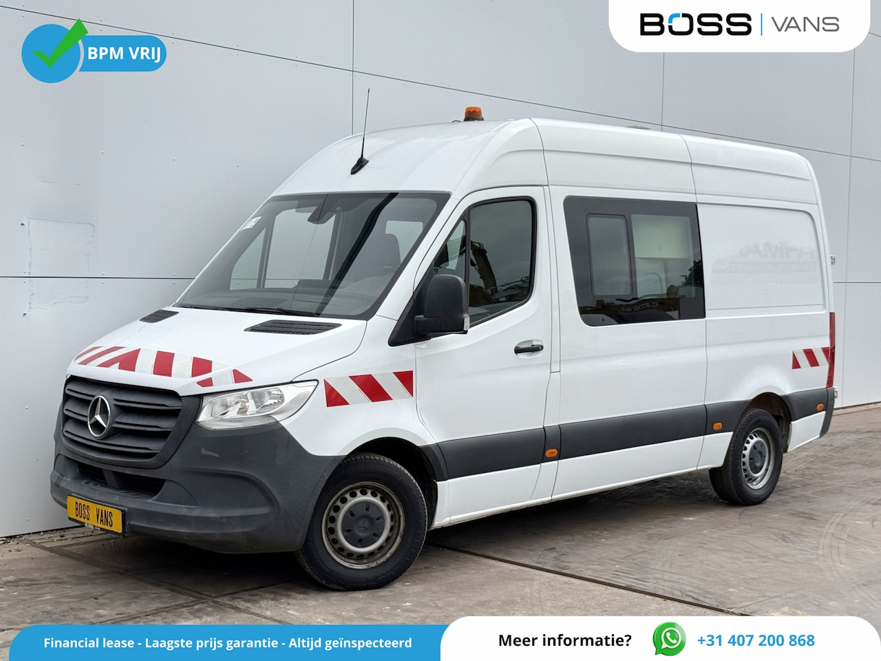 Mercedes-Benz Sprinter - 314 2.2 CDI L2H2 7 Stoelen Climate Control Cruise Control Camera Trekhaak Lucht geveerde s - AutoWereld.nl