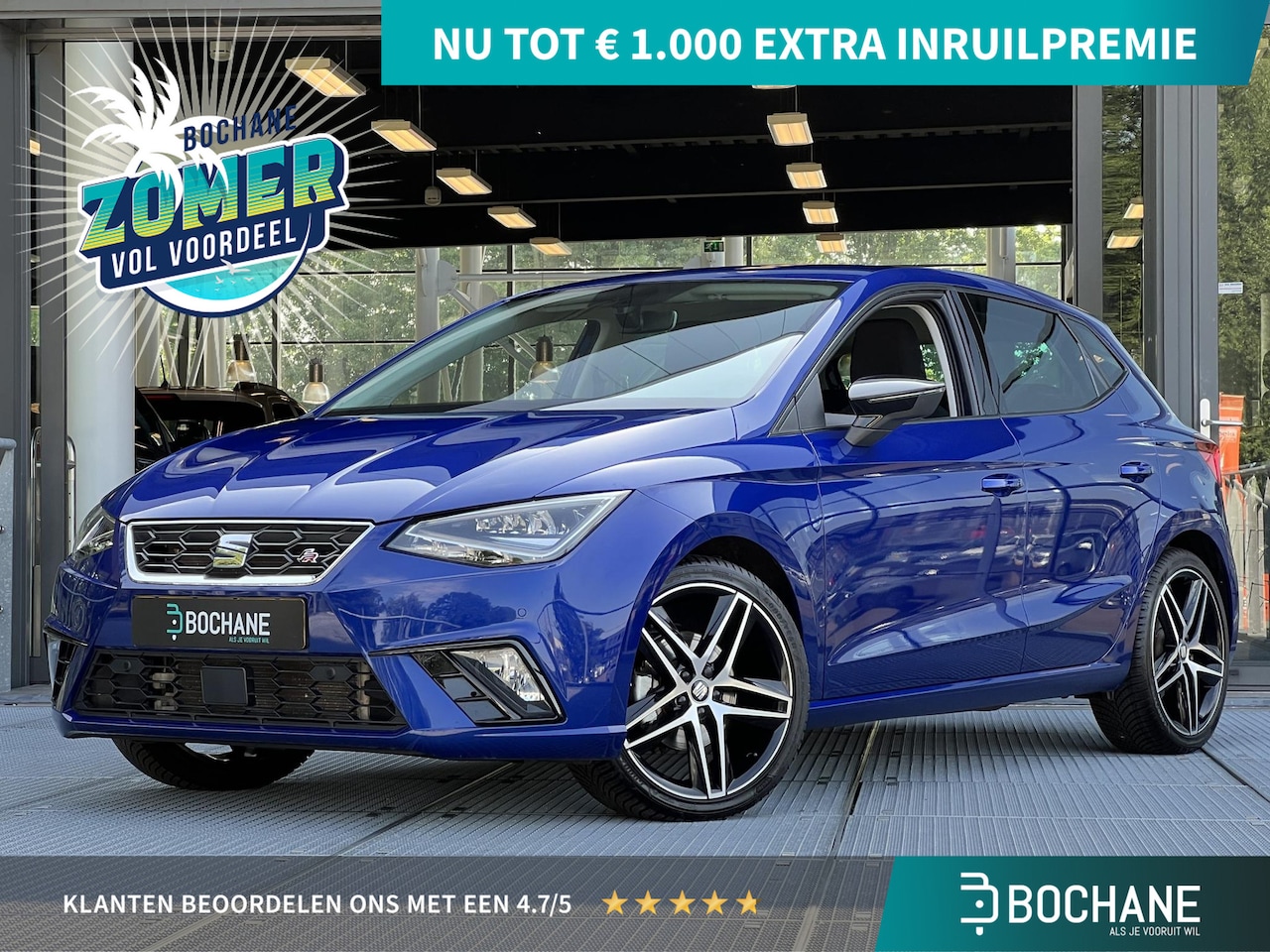 SEAT Ibiza - 1.0 TSI FR Business Intense Automaat | Afneembare Trekhaak | Adaptieve Cruise Control | Na - AutoWereld.nl
