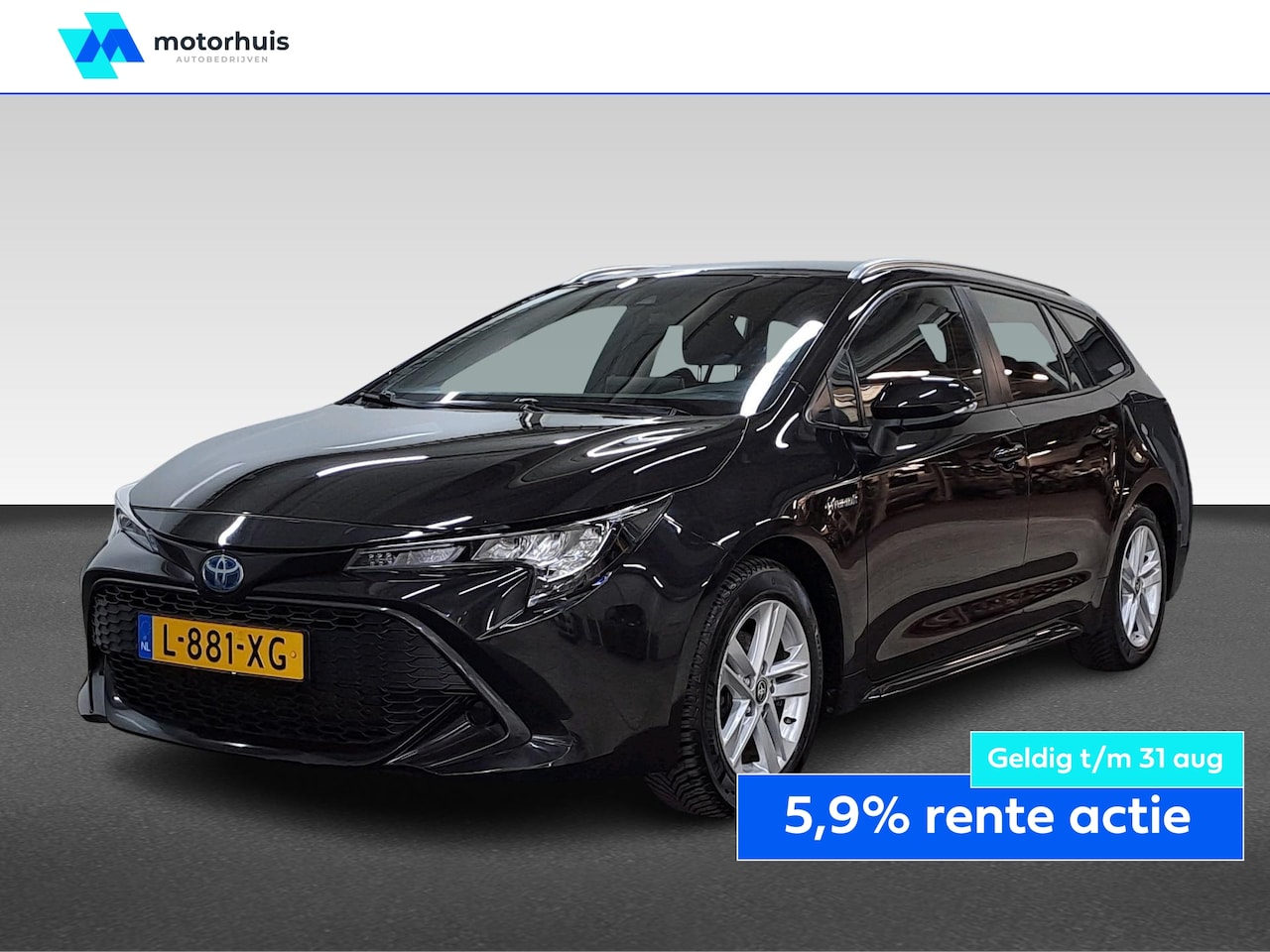 Toyota Corolla Touring Sports - 1.8 HYBRID 122PK AUTOMAAT ACTIVE ECC TEL CAMERA CARPLAY NAP - AutoWereld.nl