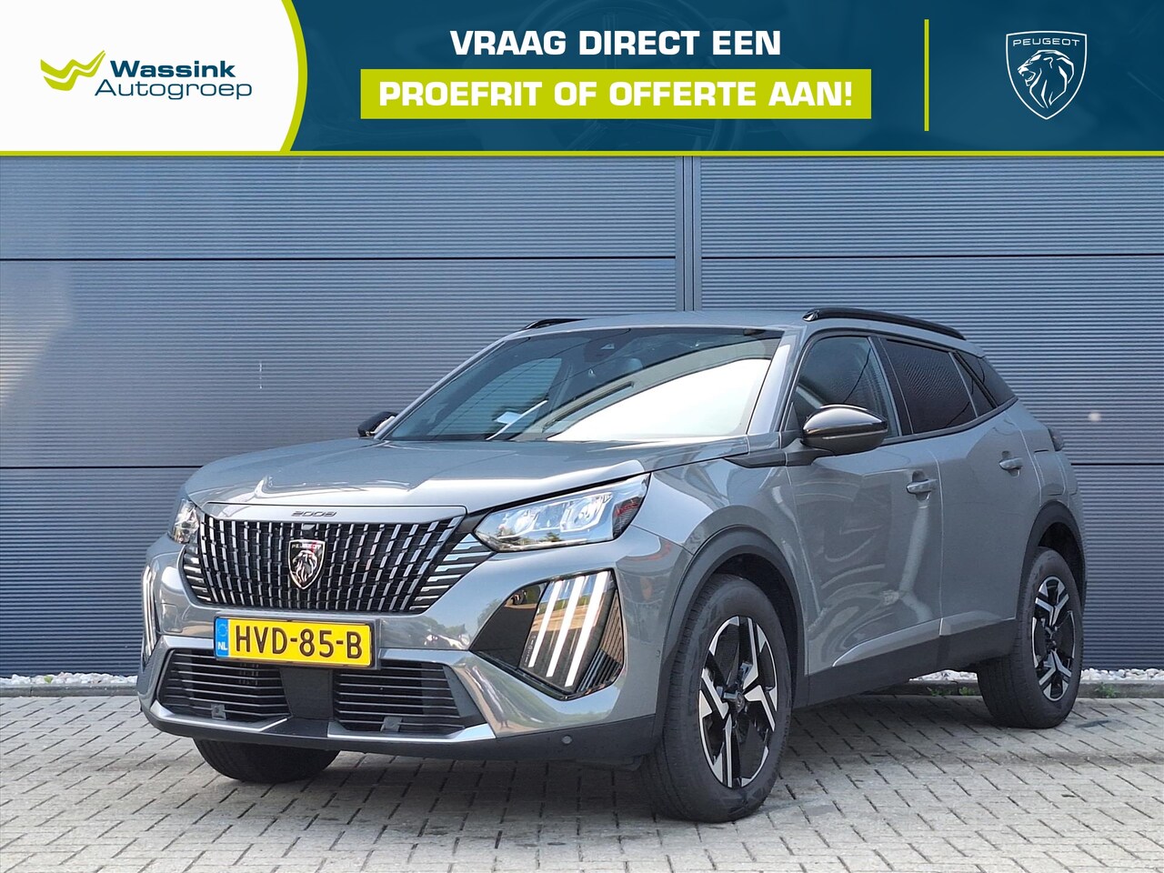Peugeot 2008 - 1.2 Hybrid 145pk e-DCS6 Allure | Camera | Adap. Cruise Control | Navigatie | Draadloze Opl - AutoWereld.nl