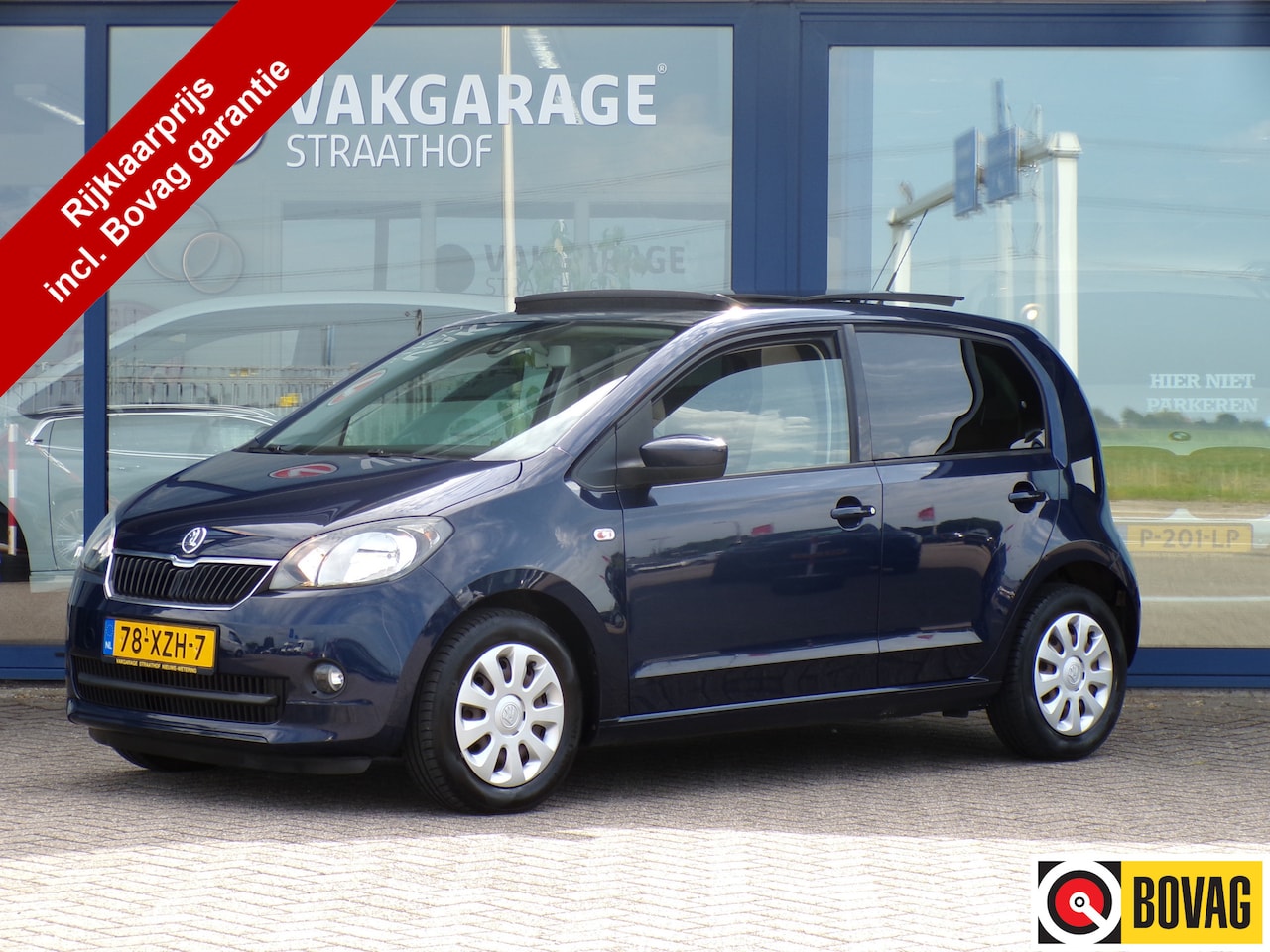 Skoda Citigo - 1.0 Greentech Tour 1.0 Greentech Tour 5-Drs, Elektr. Schuifdak / Cruise control / Parkeersensoren / Airco - AutoWereld.nl