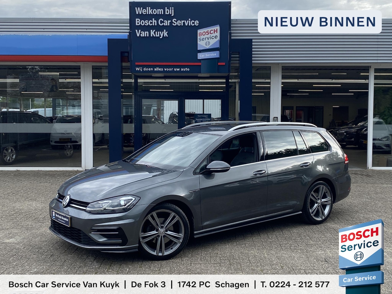 Volkswagen Golf Variant - 1.5 TSI Highline Business R / Automaat / NL-Auto / 2-de Eigenaar / Keyless / Half Alcantar - AutoWereld.nl