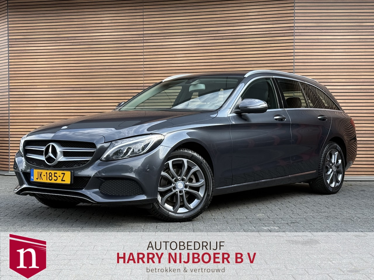 Mercedes-Benz C-klasse Estate - 180 Prestige Navi / Clima / Lm Velgen / Half Leer / Elektrische Klep - AutoWereld.nl