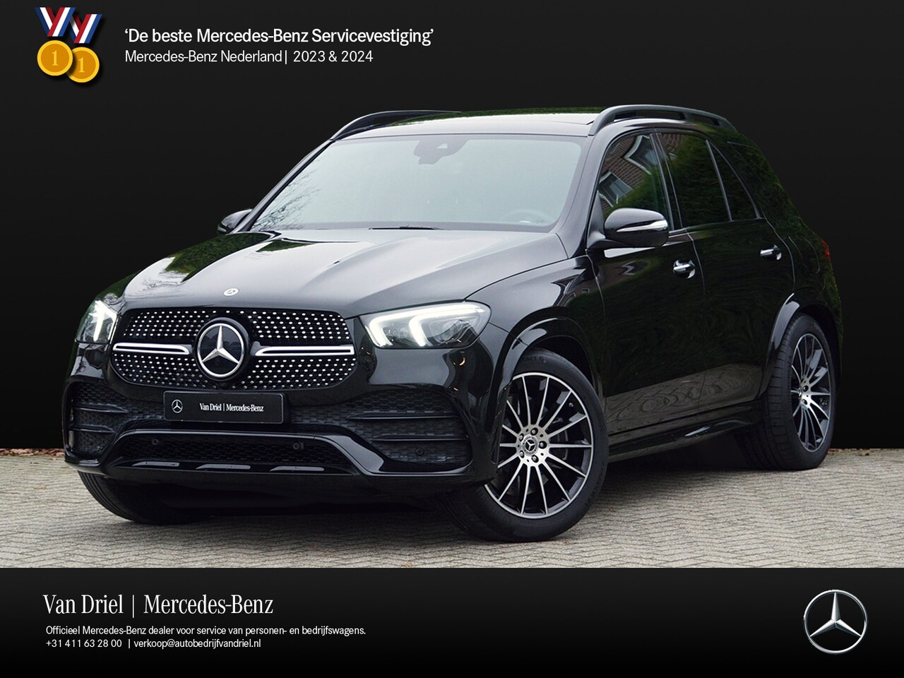 Mercedes-Benz GLE-Klasse - GLE 350 e 4M AMG line Night | Airmatic Multibeam Warmtepakket Trekhaak - AutoWereld.nl