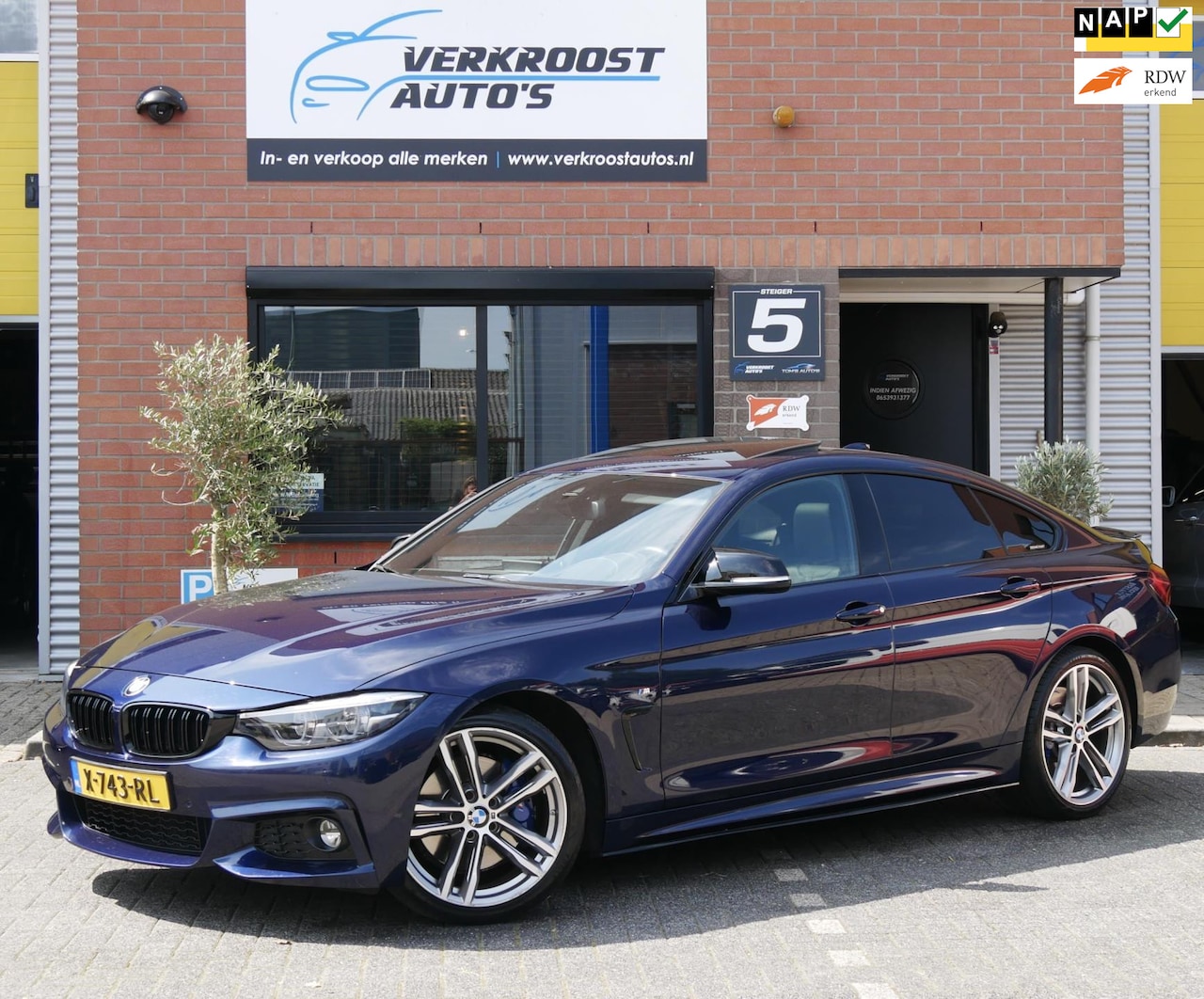 BMW 4-serie Gran Coupé - 420i High Executive. schuifdak. adaptive cruise. camera. dodenhoek - AutoWereld.nl