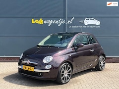 Fiat 500 - 0.9 TwinAir Lounge *paars met. *NL auto *17" *APK