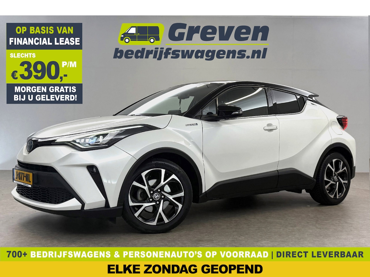 Toyota C-HR - Hybrid 2.0 Hybrid Business Plus 217PK JBL Audio Camera Carplay Clima Cruise LED Trekhaak N - AutoWereld.nl