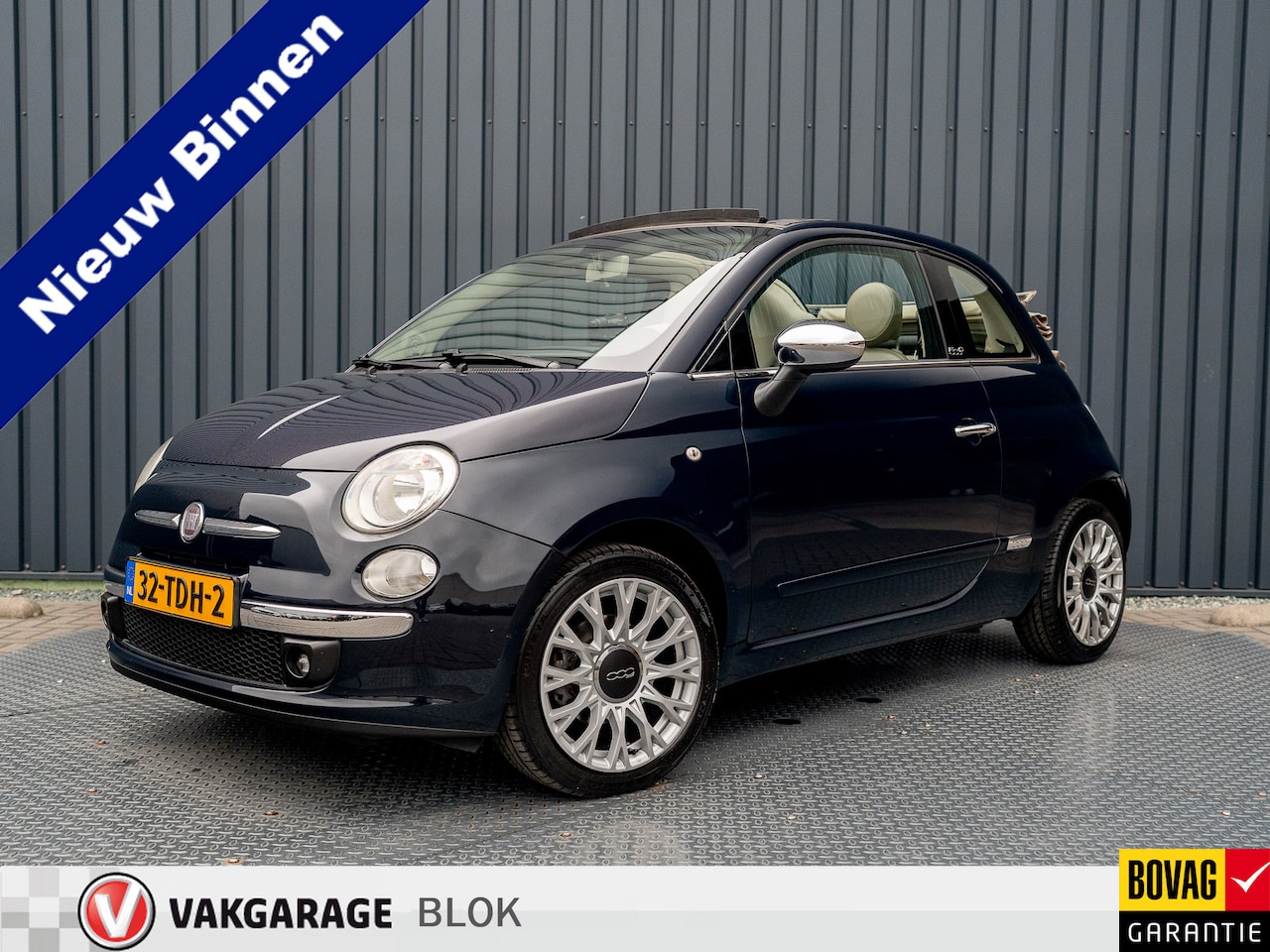 Fiat 500 C - 0.9 TwinAir Lounge | Leder | Climate Control | Bluetooth | Parkeersensoren | Prijs Rijklaa - AutoWereld.nl