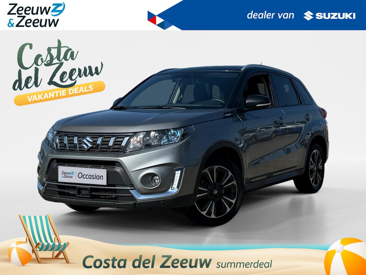 Suzuki Vitara - 1.4 Boosterjet Stijl Schuif -/kanteldak | Trekhaak 13p | 1200kg Trekgewicht - AutoWereld.nl