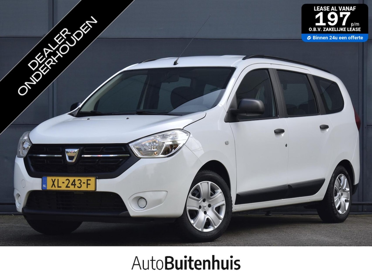 Dacia Lodgy - 1.6 SCe Bi-Fuel Ambiance|1e Eigenaar|7-PERS|NAVI|CARPLAY|AIRCO - AutoWereld.nl