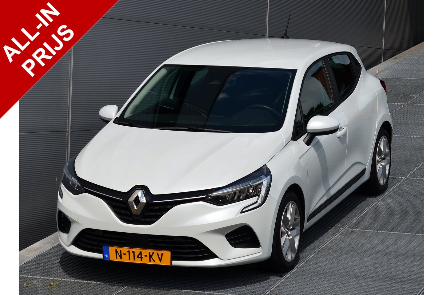 Renault Clio - 1.0 TCE 90 ZEN | NAVIGATIE | TREKHAAK AFNEEMBAAR | PDC | PARELMOER WIT | ALL IN RIJKLAARPR - AutoWereld.nl