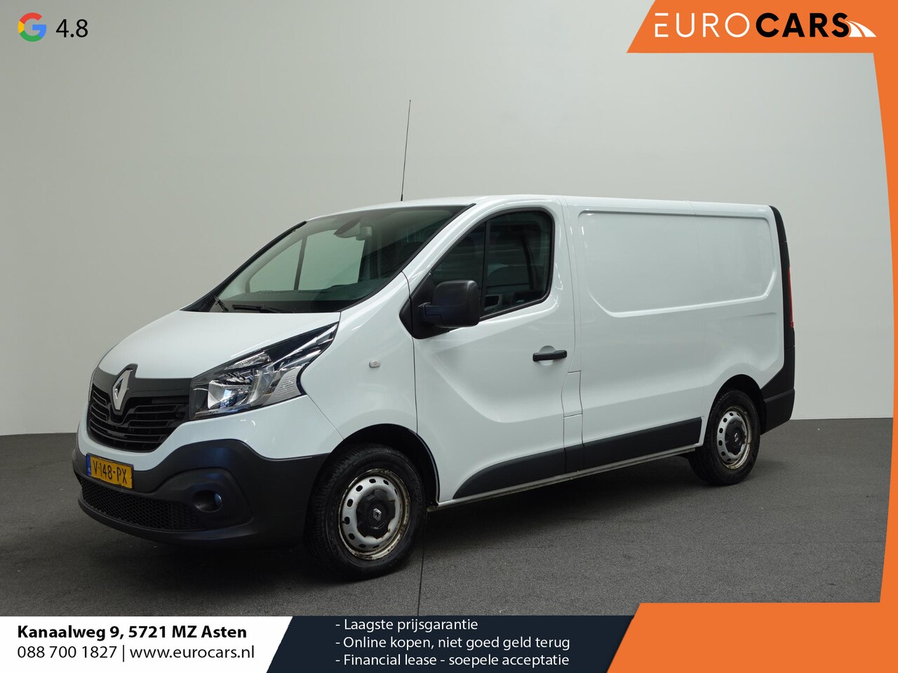 Renault Trafic - 1.6 dCi T27 L1H1 Comfort Handel / Export Airco Cruise Control Navi Trekhaak Achterklep - AutoWereld.nl