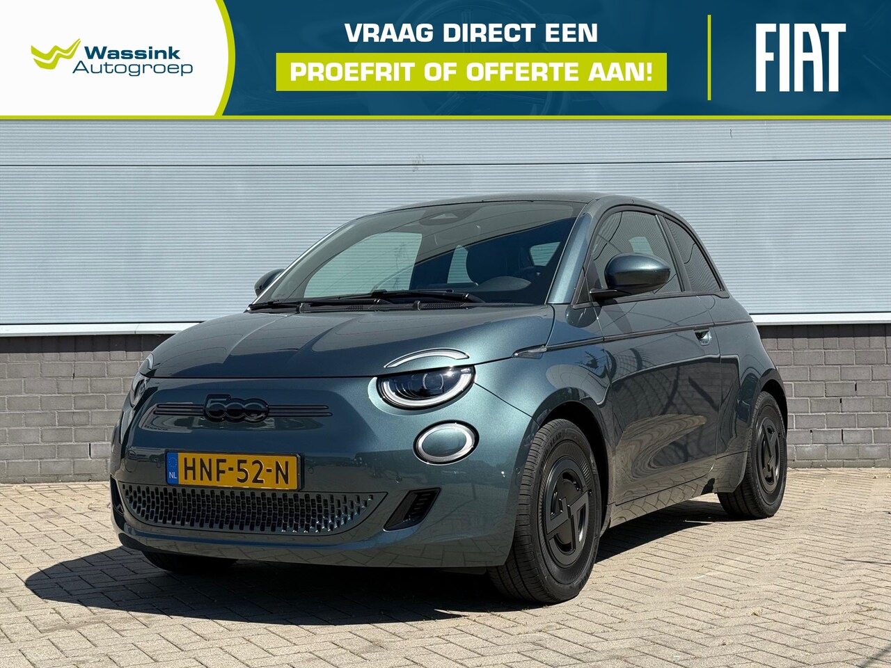 Fiat 500e - 42kWh 118pk Automaat Giorgio Armani Edition | Panorama dak | Adaptieve Cruise | Carplay | - AutoWereld.nl