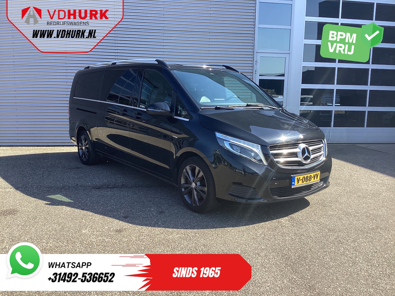 Mercedes-Benz V-klasse - 250d XL L3 DC Avantgarde BPM VRIJ! LED/ 2x Schuifdeur/ Standkachel/ Stoelverw/ Leder/ Navi - AutoWereld.nl