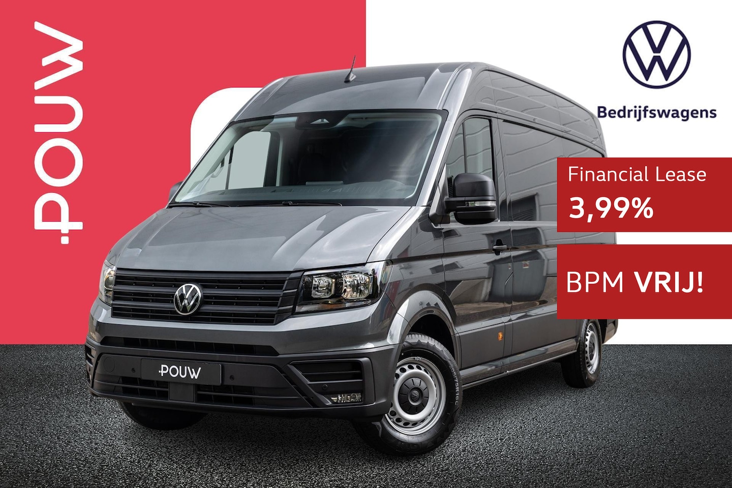 Volkswagen Crafter - 35 2.0 TDI 140pk L3H3 Highline | 2 Zitplaatsen Rechtsvoor | Trekhaak | Vering Verzwaard - AutoWereld.nl