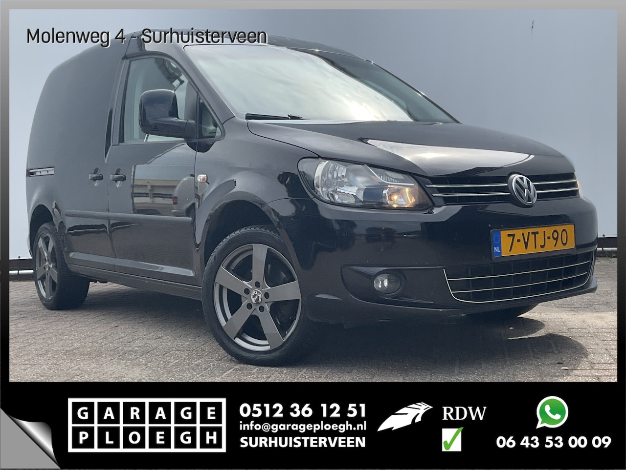 Volkswagen Caddy - 1.6 TDI Airco Cruise Trekhaak Hoge zit - AutoWereld.nl