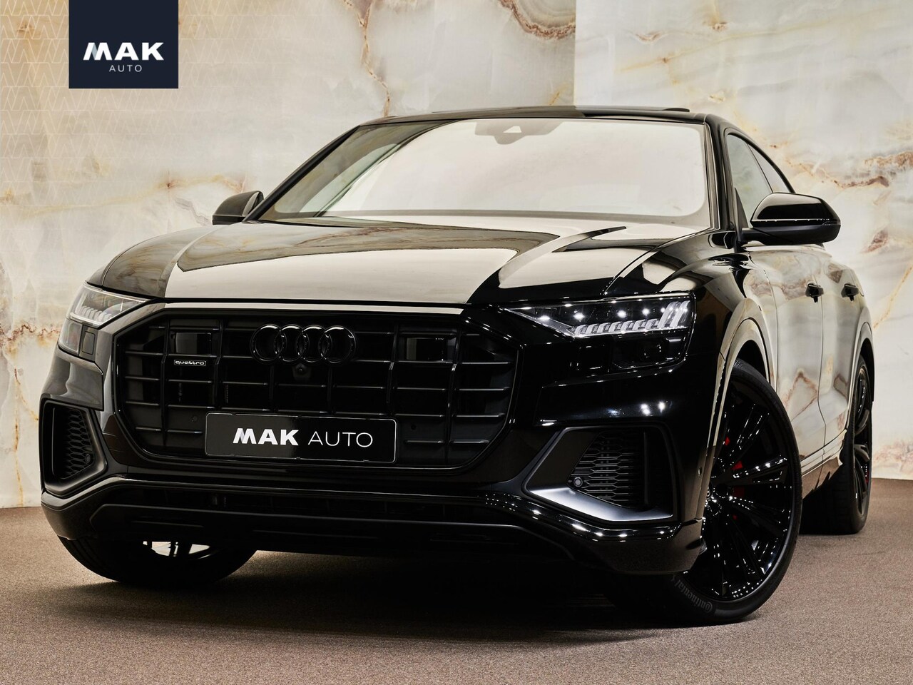 Audi Q8 - 60 TFSI e quattro Pro Line S Competition 60 TFSI e Quattro Pro Line S Competition, 23", pano, B&O, luchtv., matrix-LED, massage, HU - AutoWereld.nl