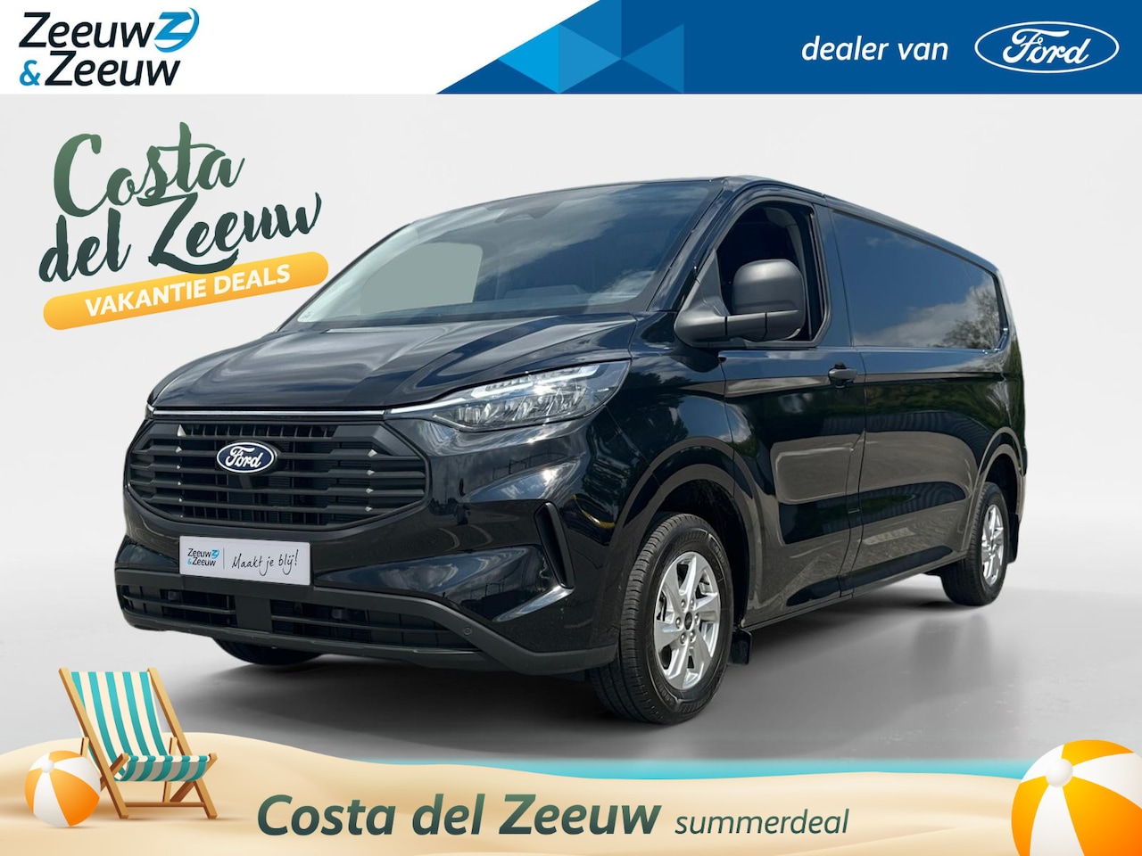 Ford Transit Custom - 320 2.0 TDCI L2H1 Trend 170Pk AWD | Voor en Achterwiel aandrijving | Automaat | Draadloos - AutoWereld.nl