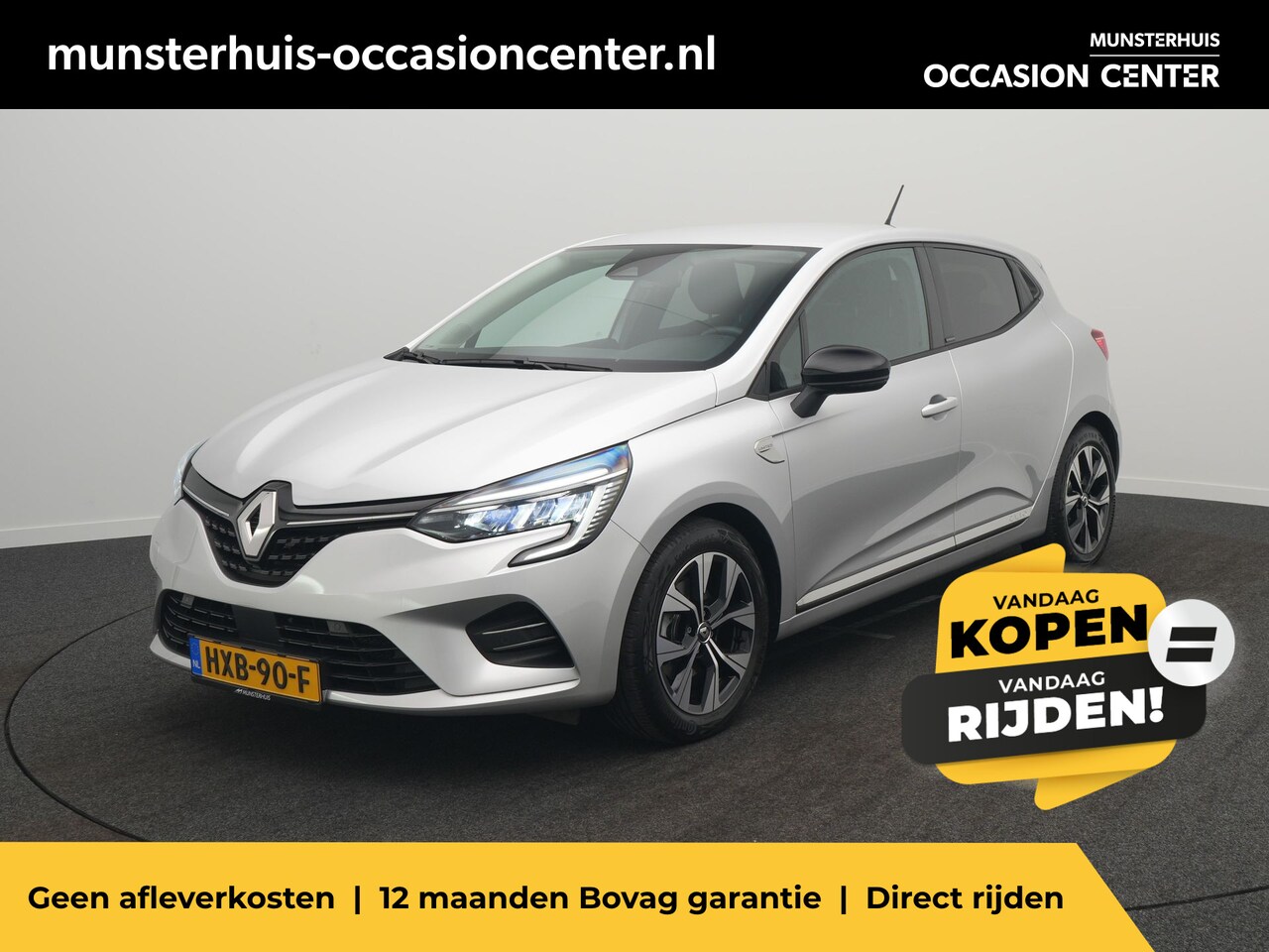 Renault Clio - 1.6 E-Tech Hybrid 140 Intens - RIJKLAARPRIJS - Achteruitrijcamera - Cruise Control - Deale - AutoWereld.nl