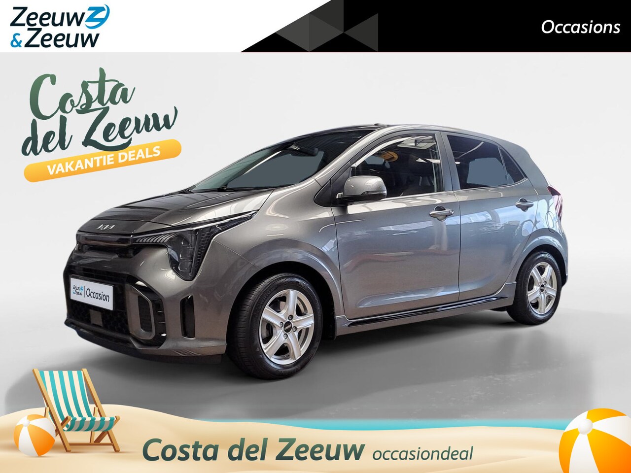 Kia Picanto - 1.0 DPI GT-Line 1e Eigenaar | Metallic lak | Dashcam | Fabrieksgarantie t/m 17-3-2032 + 3x - AutoWereld.nl