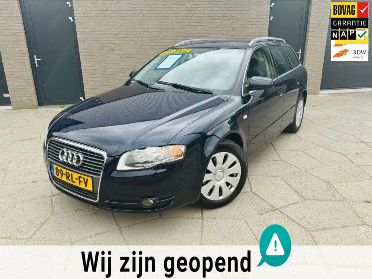 Audi A4 Avant - 2.0 Pro Line|AUTOM.|HELE MOOIE YOUNGTIMER|Cruise control|4x All-Season band Mich. - AutoWereld.nl